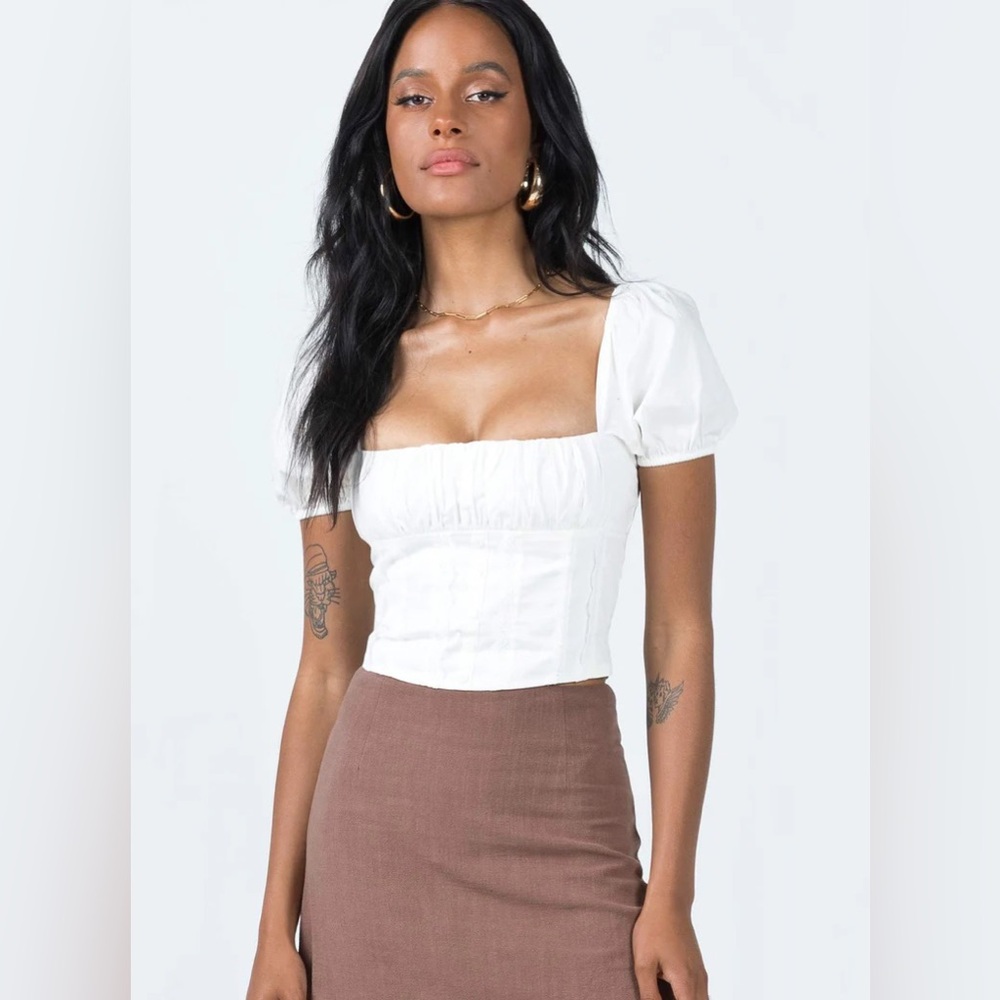 BNWT Princess Polly Tabertop Ivory